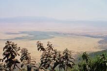 Blick in den Ngorongoro Krater